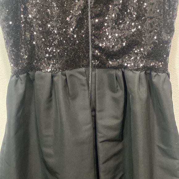 Taylor sequin top dress bow front black - Picture 6 of 11